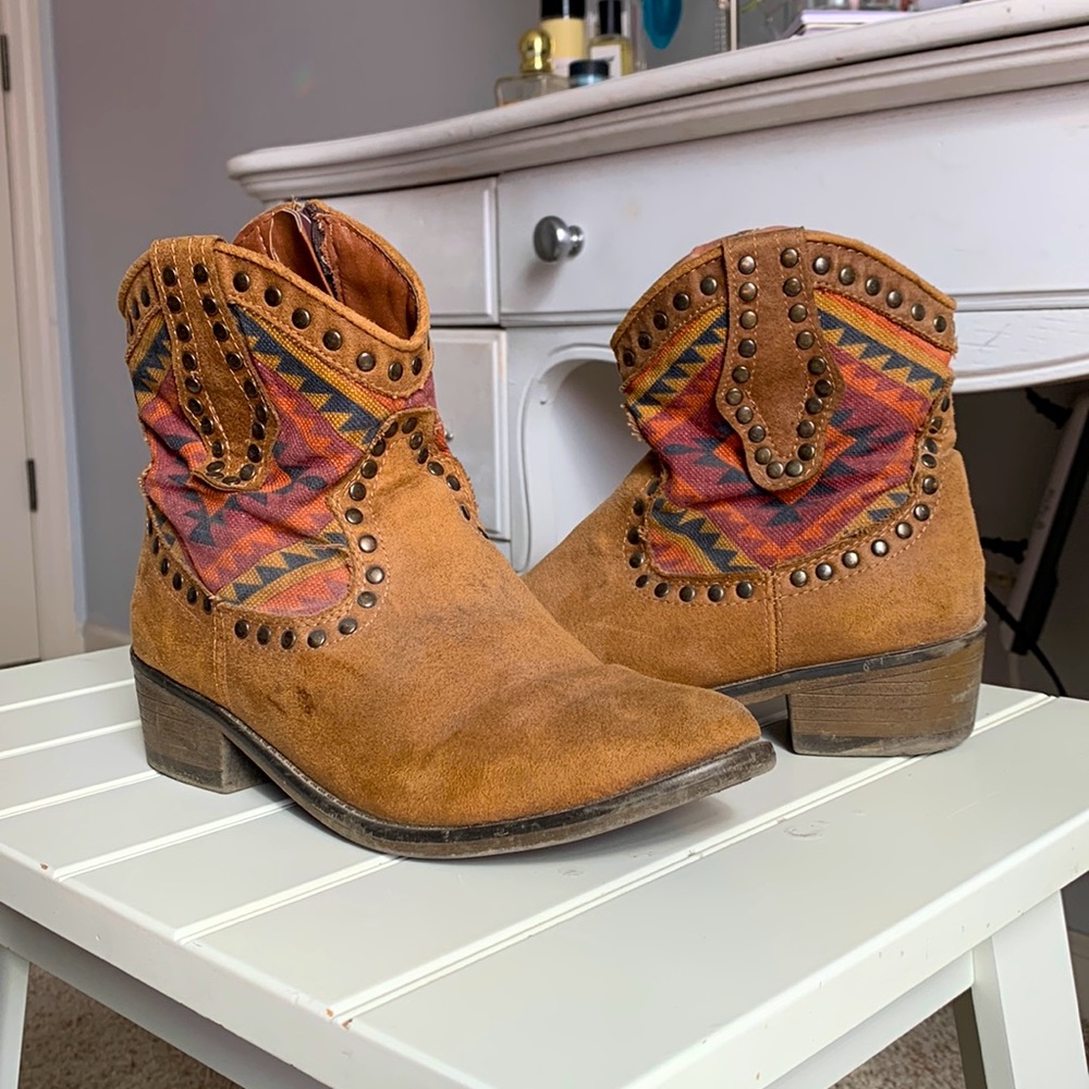 Mossimo Supply Co. Cowboy-Style Booties